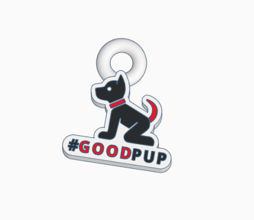 Anhänger - #GOODPUP