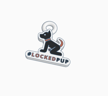 Anhänger - #LOCKEDPUP