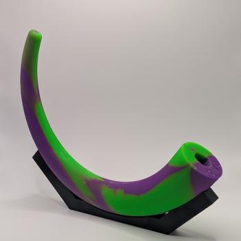 Preview: [Einzelstück - B-Ware] CAENDY-Tail - für CAENDY-Base - Farbe NeonLila/NeonGrün
