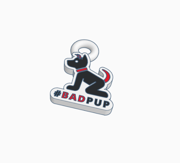 Anhänger - #BADPUP